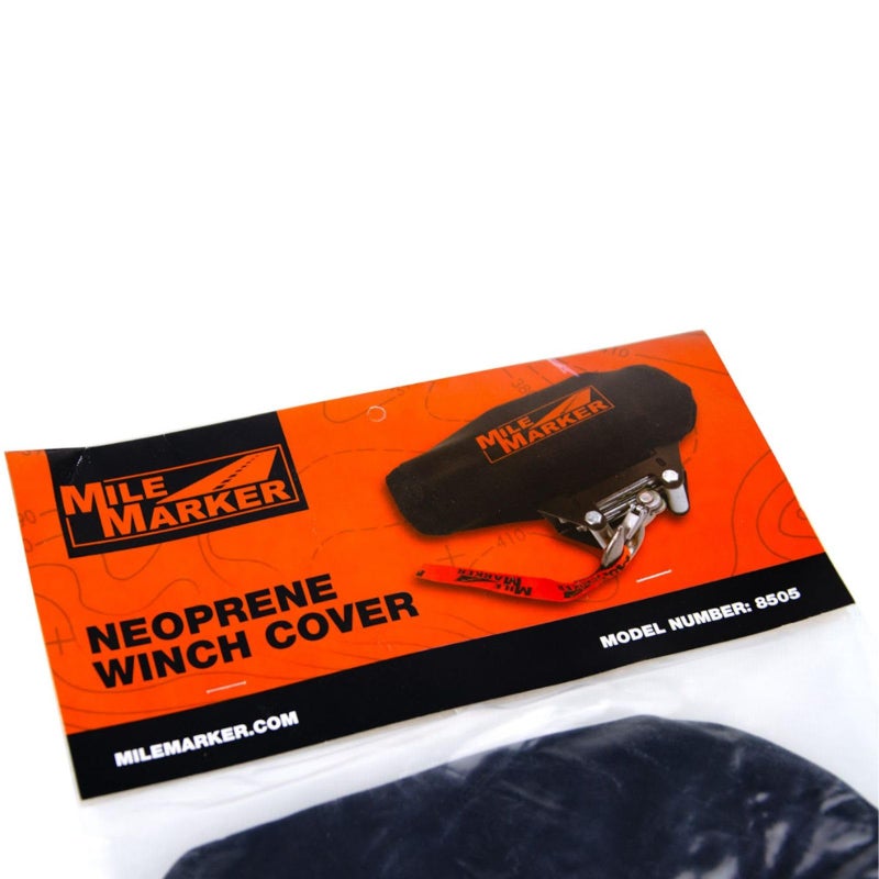 Mile Marker 8505 ATV Neoprene Winch Cover - All Weather Protection, Protects Winch from Mud / Road Debris / Elements, Resistant to Tears and Rips - Image 5